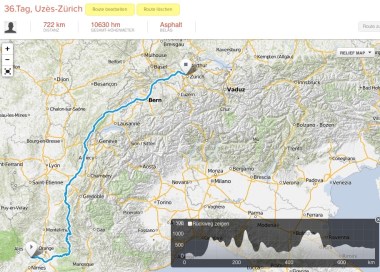 36.tag, uzes-zürich