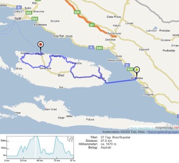 37.Tag: Brac/Supetar