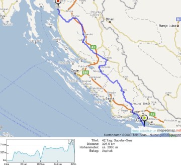 42.Tag: Supetar-Senj