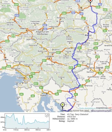 43.Tag: Senj-Gleisdorf