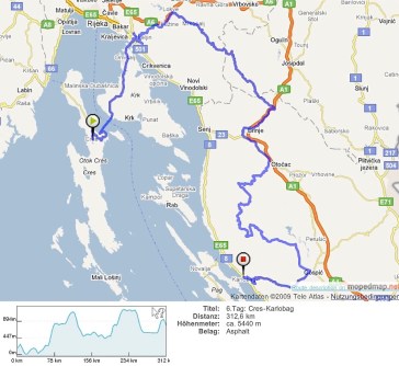 6.Tag: Cres-Karlobag