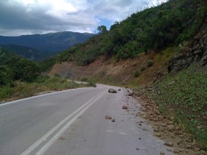 Strassenverhältnisse in Griechenland